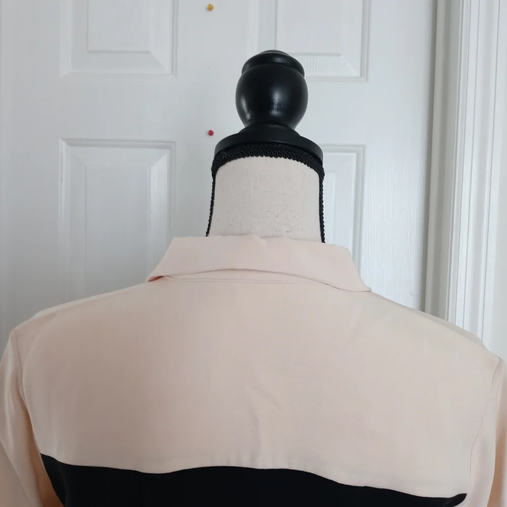 Jenni Kayne Button Up Color Block Shirt Dress - Picture 10 of 11